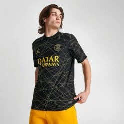 Men's Nike Dri-FIT Paris Saint-Germain 2023-24 Stadium Fourth Soccer Jersey Black/Tour Yellow/Tour Yellow - DR3969 011 10 Men's Nike Dri-FIT Paris Saint-Germain 2023-24 Stadium Fourth Soccer Jersey Black/Tour Yellow/Tour Yellow - DR3969 011 -Nike Sportwear Sales DR3969 011 M3