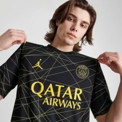 Men's Nike Dri-FIT Paris Saint-Germain 2023-24 Stadium Fourth Soccer Jersey Black/Tour Yellow/Tour Yellow - DR3969 011 12 Men's Nike Dri-FIT Paris Saint-Germain 2023-24 Stadium Fourth Soccer Jersey Black/Tour Yellow/Tour Yellow - DR3969 011 -Nike Sportwear Sales DR3969 011 M5