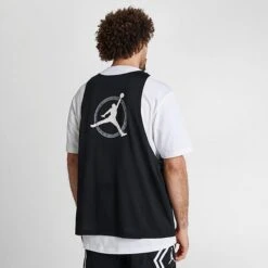 Nike Men's Jordan Flight MVP Layered Top White/Black - DV7604 101 -Nike Sportwear Sales DV7604 101 M4