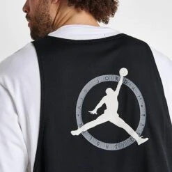 Nike Men's Jordan Flight MVP Layered Top White/Black - DV7604 101 -Nike Sportwear Sales DV7604 101 M6