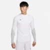Men's Nike Dri-FIT Strike Knit Soccer Drill Top White/Wolf Grey/White/Black - DV9225 100 -Nike Sportwear Sales DV9225 100 M1