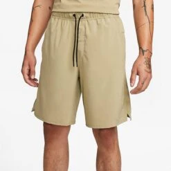 Men's Nike Unlimited Dri-FIT 9" Unlined Versatile Shorts Neutral Olive/Black/Neutral Olive - DV9330 276