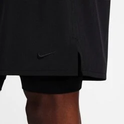 Men's Nike Unlimited Dri-FIT 7" 2-in-1 Versatile Shorts Black/Black/Black - DV9334 010 -Nike Sportwear Sales DV9334 010 M5