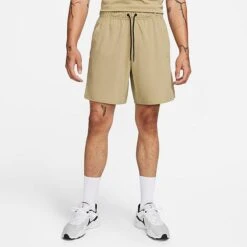 Men's Nike Unlimited Dri-FIT 7" Unlined Versatile Shorts Neutral Olive/Black/Neutral Olive - DV9340Â 276