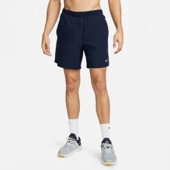 Men's Nike Dri-FIT Challenger 2-In-1 7" Running Shorts Obsidian/Obsidian/Black - DV9357 451