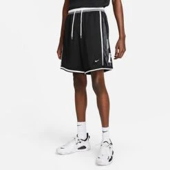 Men's Nike Dri-FIT DNA Class Of '96 Print 8" Basketball Shorts Black/Black/Cool Grey/White - DX0255 010