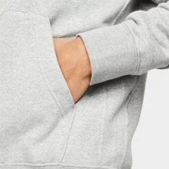 Men's Nike Club Fleece+ Futura Fleece Pullover Hoodie Dark Grey Heather - DX0541 063 13 Men's Nike Club Fleece+ Futura Fleece Pullover Hoodie Dark Grey Heather - DX0541 063 -Nike Sportwear Sales DX0541 063 M6