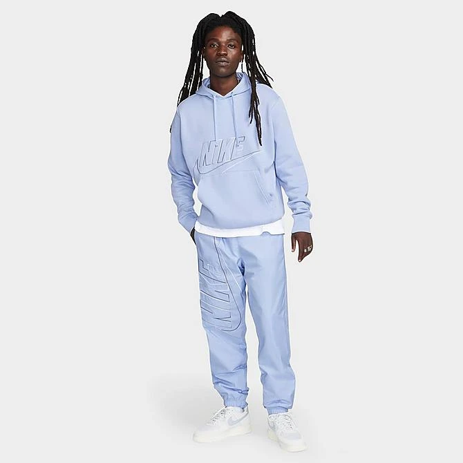 Men's Nike Club Fleece+ Futura Fleece Pullover Hoodie Cobalt Bliss - DX0541 479 4 Men's Nike Club Fleece+ Futura Fleece Pullover Hoodie Cobalt Bliss - DX0541 479 - Image 2