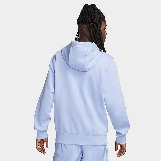Men's Nike Club Fleece+ Futura Fleece Pullover Hoodie Cobalt Bliss - DX0541 479 5 Men's Nike Club Fleece+ Futura Fleece Pullover Hoodie Cobalt Bliss - DX0541 479 - Image 3
