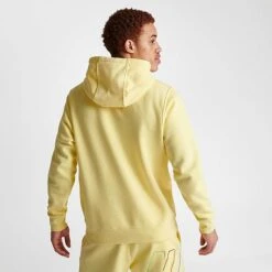 Men's Nike Club Fleece+ Futura Fleece Pullover Hoodie Lemon Chiffon - DX0541 706 11 Men's Nike Club Fleece+ Futura Fleece Pullover Hoodie Lemon Chiffon - DX0541 706 -Nike Sportwear Sales DX0541 706 M4
