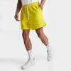 Men's Nike Club Fleece French Terry Flow Shorts Opti Yellow - DX0731 731