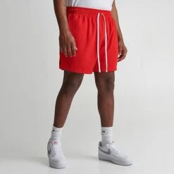 Men's Nike Club Mesh Flow Shorts University Red/White - DX0735 657 -Nike Sportwear Sales DX0735 657 M3