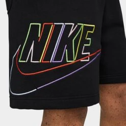Men's Nike Sportswear Club Fleece+ Shorts Black - DX0801 010 13 Men's Nike Sportswear Club Fleece+ Shorts Black - DX0801 010 -Nike Sportwear Sales DX0801 010 M6