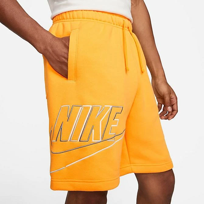 Men's Nike Sportswear Club Fleece+ Shorts University Gold - DX0801 739 6 Men's Nike Sportswear Club Fleece+ Shorts University Gold - DX0801 739 - Image 4