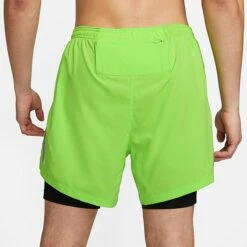 Men's Nike Dri-FIT Run Division Stride 8" Running Shorts Action Green/Black - DX0841 313 -Nike Sportwear Sales DX0841 313 M3