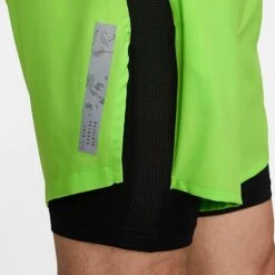 Men's Nike Dri-FIT Run Division Stride 8" Running Shorts Action Green/Black - DX0841 313 -Nike Sportwear Sales DX0841 313 M6