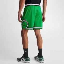 Nike Men's Jordan Dri-FIT Sport Diamond Basketball Shorts Lucky Green/White/Black - DX1487 310 -Nike Sportwear Sales DX1487 310 M4
