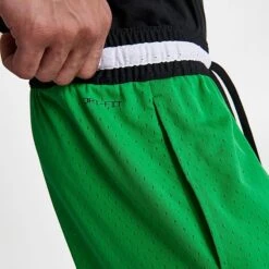 Nike Men's Jordan Dri-FIT Sport Diamond Basketball Shorts Lucky Green/White/Black - DX1487 310 -Nike Sportwear Sales DX1487 310 M6