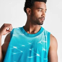 Nike Men's Jordan Essentials Allover Print Mesh Jersey Aquatone/White - DX9665 483 12 Nike Men's Jordan Essentials Allover Print Mesh Jersey Aquatone/White - DX9665 483 -Nike Sportwear Sales DX9665 483 M5