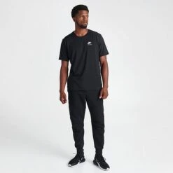 Men's Nike Sportswear Air Max Graphic T-Shirt Black/White - FB2481 011 -Nike Sportwear Sales FB2481 011 M2