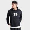 Nike Men's Jordan Flight MVP Fleece Pullover Hoodie Black/Sail - FB7021 010 -Nike Sportwear Sales FB7021 010 M1