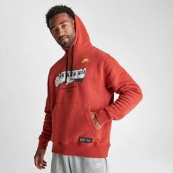 Men's Nike Sportswear Club Fleece NYC Hustle Graphic Hoodie Cinnabar/Black - FB9029 623 10 Men's Nike Sportswear Club Fleece NYC Hustle Graphic Hoodie Cinnabar/Black - FB9029 623 -Nike Sportwear Sales FB9029 623 M3