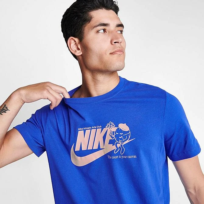 Men's Nike Sportswear Athletic Arts Club Graphic T-Shirt Game Royal - FB9796 480 7 Men's Nike Sportswear Athletic Arts Club Graphic T-Shirt Game Royal - FB9796 480 - Image 5