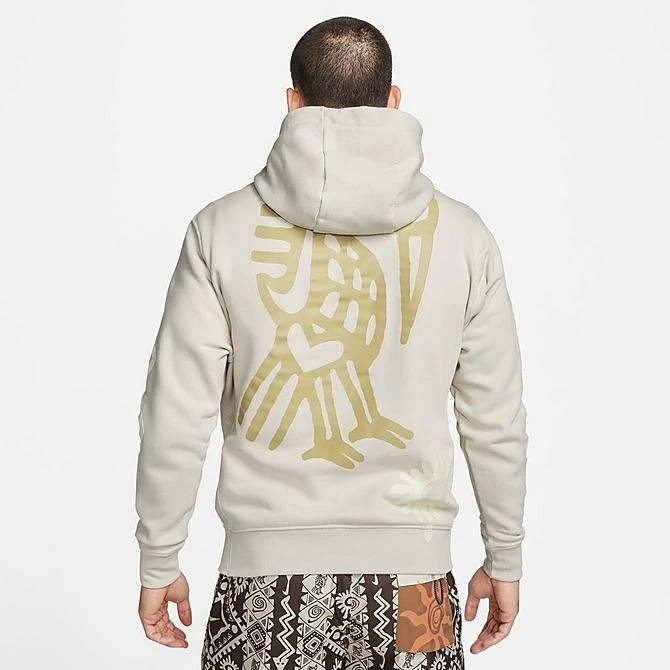 Men's Nike Sportswear Club Fleece JDI Graphic Hoodie Light Orewood Brown - FJ1575 104 5 Men's Nike Sportswear Club Fleece JDI Graphic Hoodie Light Orewood Brown - FJ1575 104 - Image 3