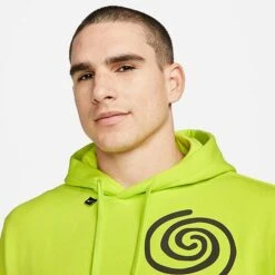 Men's Nike Sportswear Club Fleece JDI Graphic Hoodie Cyber - FJ1575 389 -Nike Sportwear Sales FJ1575 389 M4