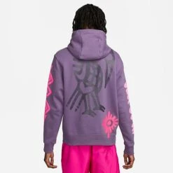 Men's Nike Sportswear Club Fleece JDI Graphic Hoodie Canyon Purple - FJ1575 553 -Nike Sportwear Sales FJ1575 553 M3
