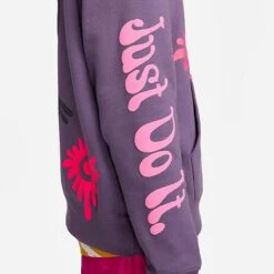 Men's Nike Sportswear Club Fleece JDI Graphic Hoodie Canyon Purple - FJ1575 553 -Nike Sportwear Sales FJ1575 553 M5