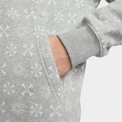 Men's Nike Sportswear Club Fleece Monogram Hoodie Dark Grey Heather/White - FJ1635 063 13 Men's Nike Sportswear Club Fleece Monogram Hoodie Dark Grey Heather/White - FJ1635 063 -Nike Sportwear Sales FJ1635 063 M6