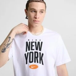 Nike Sportswear New York City Short-Sleeve T-Shirt White - FJ1656 100 -Nike Sportwear Sales FJ1656 100 M5