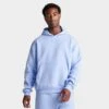 Nike Men's Jordan Essentials Jumpman Logo Fleece Pullover Hoodie Royal Tint/Royal Tint/Royal Tint/White - FJ7774 425 -Nike Sportwear Sales FJ7774 425 M1