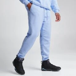 Nike Men's Jordan Essentials Jumpman Fleece Sweatpants Royal Tint/White - FJ7779 425 10 Nike Men's Jordan Essentials Jumpman Fleece Sweatpants Royal Tint/White - FJ7779 425 -Nike Sportwear Sales FJ7779 425 M3