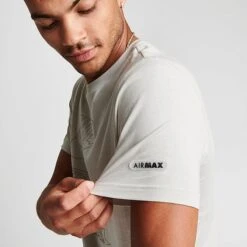 Men's Nike Sportswear Air Max Legacy Graphic T-Shirt Light Bone/Black - FN0241 072 -Nike Sportwear Sales FN0241 072 M6