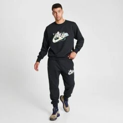 Men's Nike Giannis Standard Issue Connections Dri-FIT Jogger Pants Black - FN7214 010 -Nike Sportwear Sales FN7214 010 M2