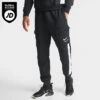 Men's Nike Air Retro Fleece Cargo Pants Black/Summit White - FN7693 010