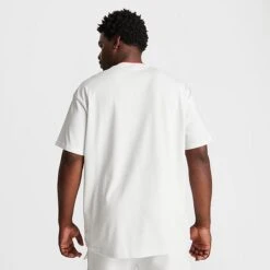 Men's Nike Air Retro Swoosh T-Shirt Summit White - FN7723 121 -Nike Sportwear Sales FN7723 121 M4