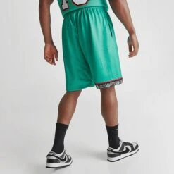 Men's Mitchell & Ness Vancouver Grizzlies NBA 1995-96 Away Swingman Basketball Shorts Teal - GRTEAL96 VGR 11 Men's Mitchell & Ness Vancouver Grizzlies NBA 1995-96 Away Swingman Basketball Shorts Teal - GRTEAL96 VGR -Nike Sportwear Sales GRTEAL96 VGR M4