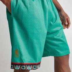 Men's Mitchell & Ness Vancouver Grizzlies NBA 1995-96 Away Swingman Basketball Shorts Teal - GRTEAL96 VGR 13 Men's Mitchell & Ness Vancouver Grizzlies NBA 1995-96 Away Swingman Basketball Shorts Teal - GRTEAL96 VGR -Nike Sportwear Sales GRTEAL96 VGR M6