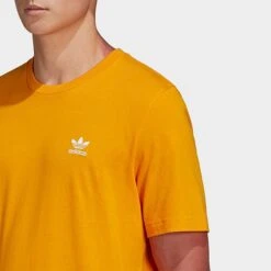 Men's Adidas Originals Adicolor Loungewear Essentials T-Shirt Bright Orange - HG3907 800 -Nike Sportwear Sales HG3907 800 M4