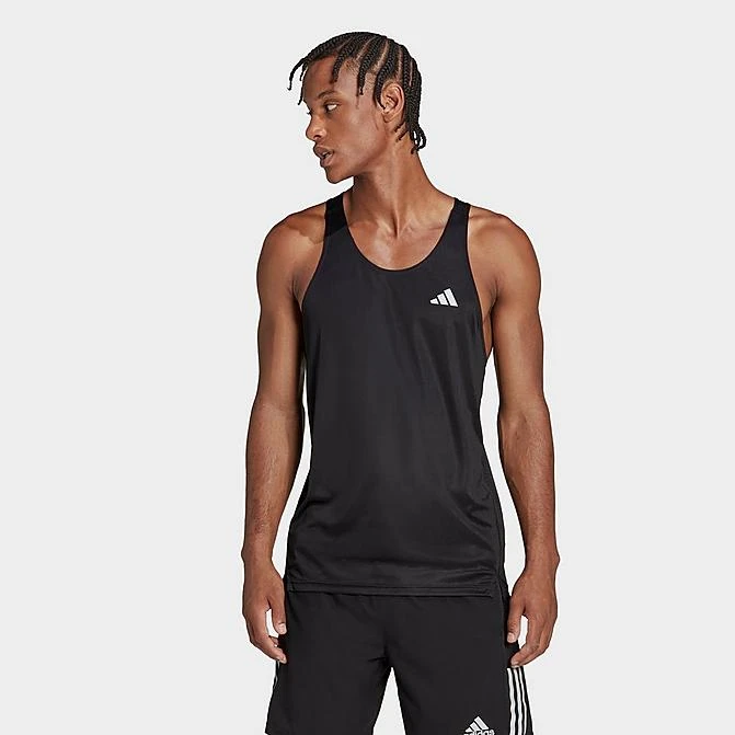 Men's Adidas Own The Run Tank Black - HM8437 001 3 Men's Adidas Own The Run Tank Black - HM8437 001