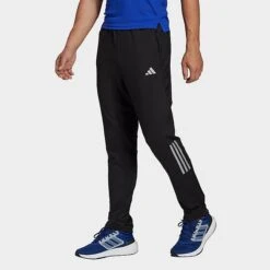 Men's Adidas Own The Run Astro Knit Running Pants Black - HN0806 001