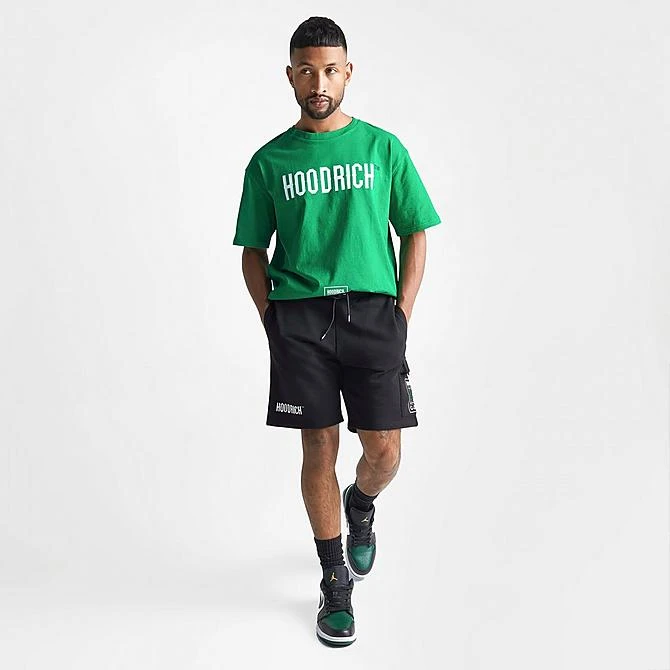 Men's Hoodrich OG Akira Cargo Shorts Black/White/Jolly Green - HR0221 001 4 Men's Hoodrich OG Akira Cargo Shorts Black/White/Jolly Green - HR0221 001 - Image 2