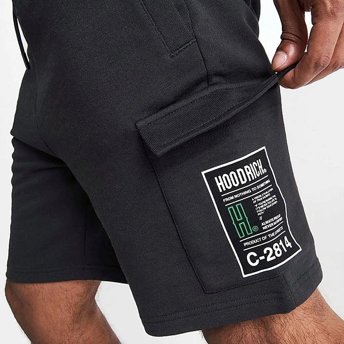 Men's Hoodrich OG Akira Cargo Shorts Black/White/Jolly Green - HR0221 001 8 Men's Hoodrich OG Akira Cargo Shorts Black/White/Jolly Green - HR0221 001 - Image 6