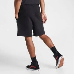 Men's Hoodrich OG Kraze Shorts Black/Chili Pepper/Mars Red - HR0303 001 -Nike Sportwear Sales HR0303 001 M4