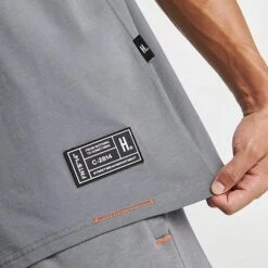 Men's Hoodrich OG Blend V2 T-Shirt Lava Smoke/Flame/White - HR0355 060 -Nike Sportwear Sales HR0355 060 M6