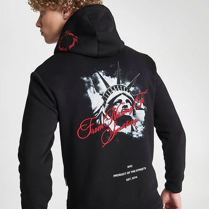 Men's Hoodrich OG Liberty Graphic Pullover Hoodie Black - HR0672 001 7 Men's Hoodrich OG Liberty Graphic Pullover Hoodie Black - HR0672 001 - Image 5