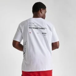 Men's Hoodrich OG Tycoon T-Shirt White/Black/Red - HR223 100 -Nike Sportwear Sales HR223 100 M4